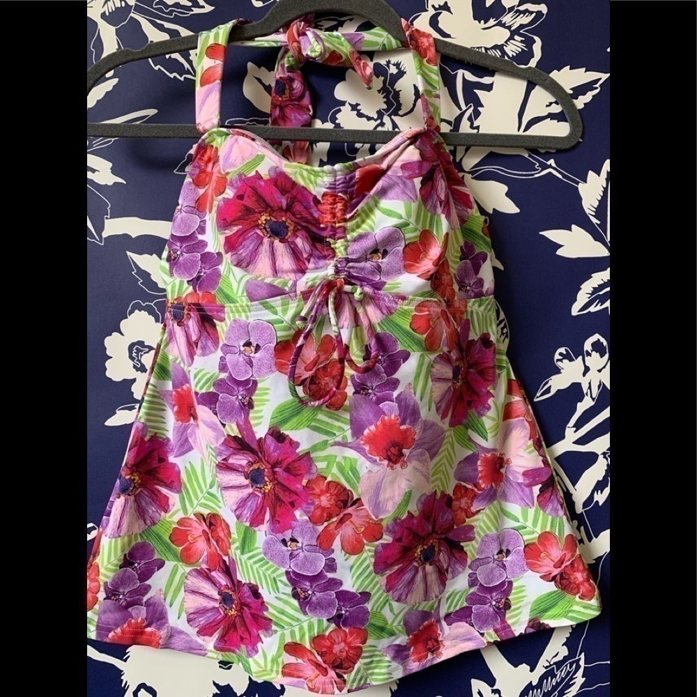 Land’s End Convertible halter/ strapless tankini